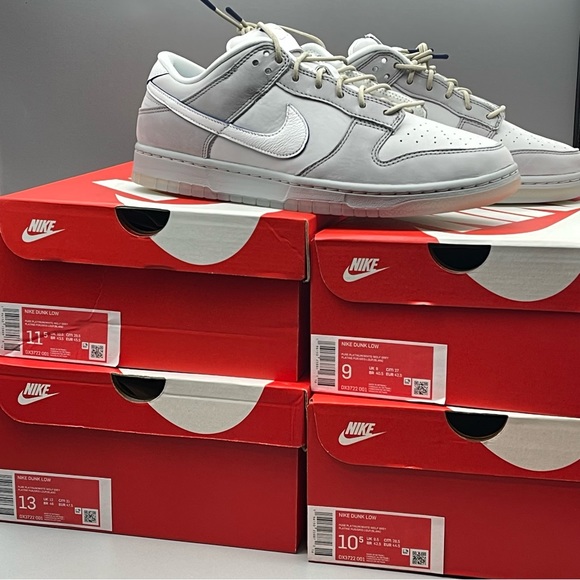 Nike Dunk Low Wolf Grey Pure Platinum Men's Sneaker DS 100% Authentic - Picture 8 of 16